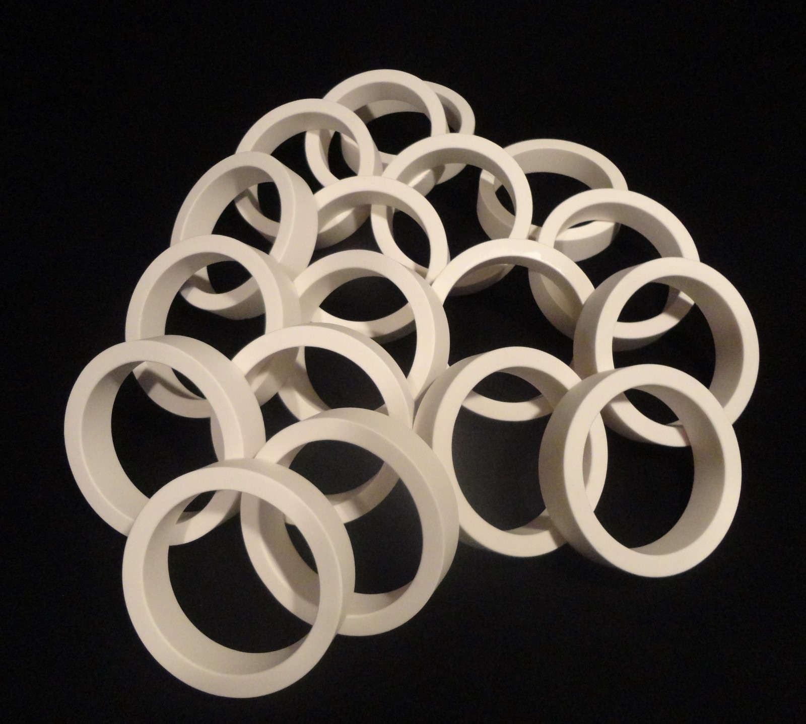 3.125″ OD HIGH PURITY ALUMINA CERAMIC RING WASHER SPACER SLEEVE No.:176