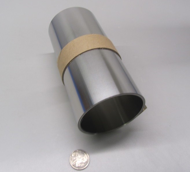 18-8 Stainless Steel Sheet, Full Hard, .007″ x 6.0″ x 100″