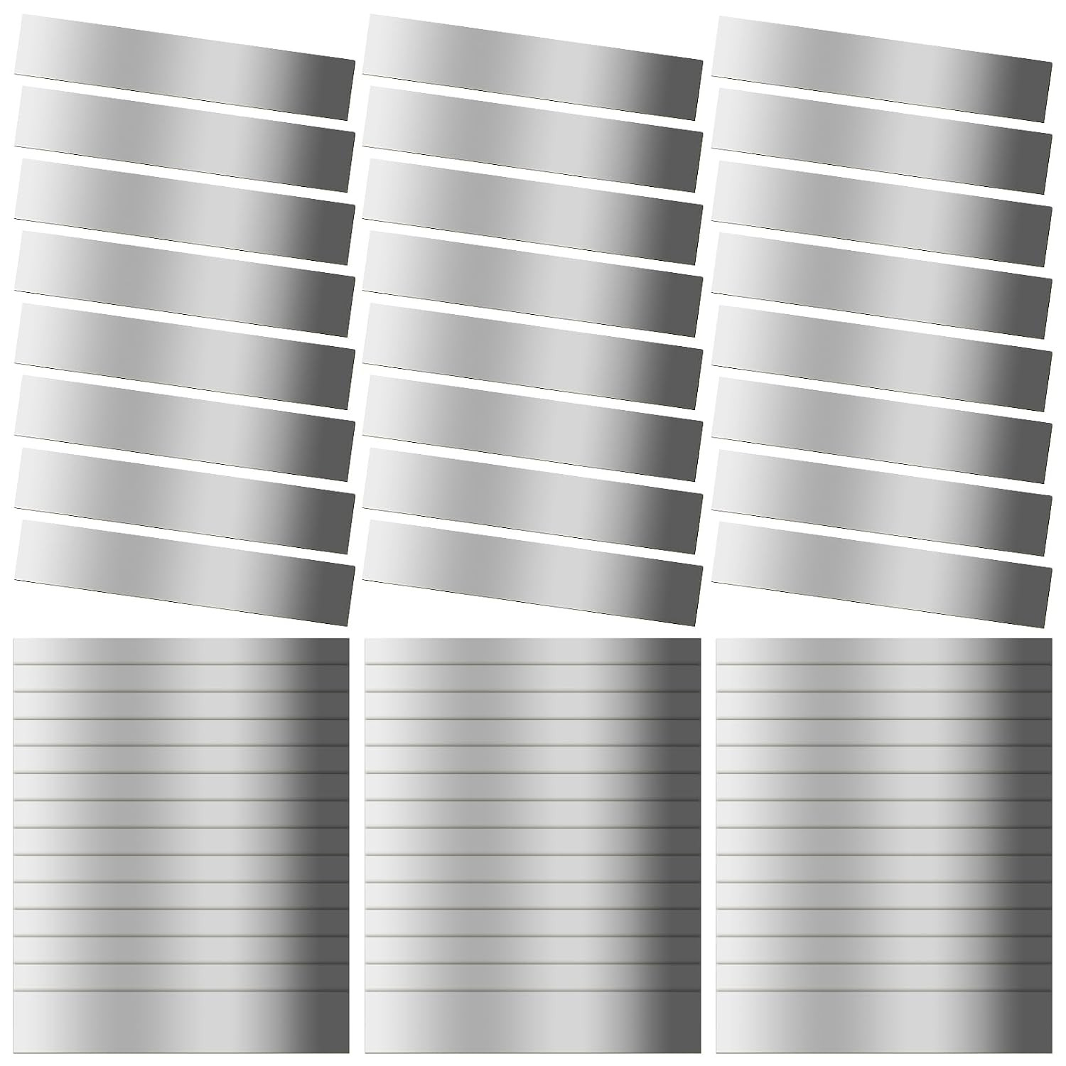66 Pcs Shim Stock Assortment, 304 Stainless Steel Metal Shims for Leveling, 11 T