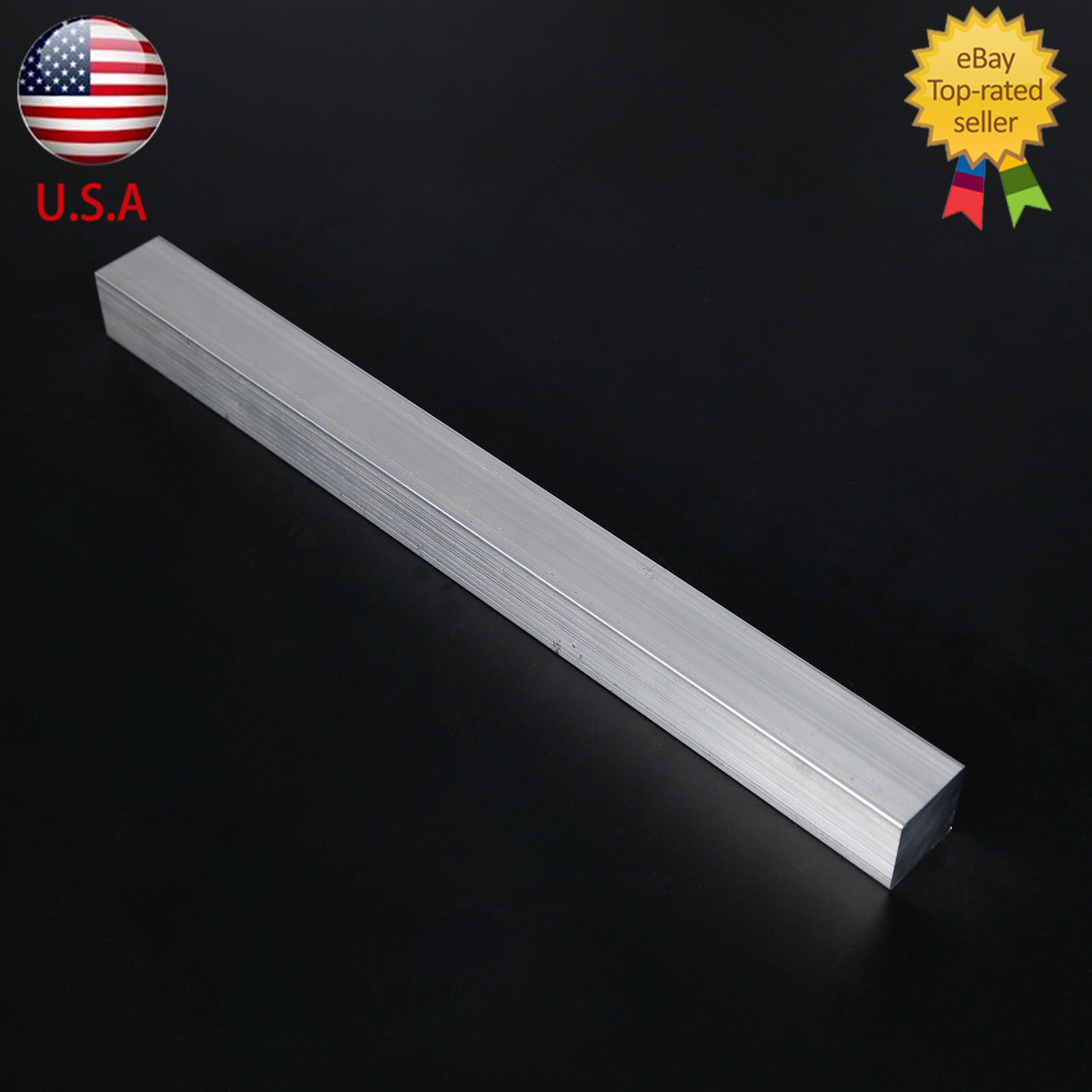 USA T6061 Aluminum Flat Plate Sheet Flat Stock Length 300mm Width 25mm Thick25mm
