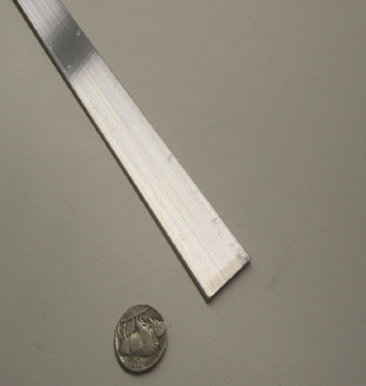 6061 T6 Aluminum Bar, 3/32″ (.093″) Thick x 1.0″ Wide x 36″ Length, 4 Units
