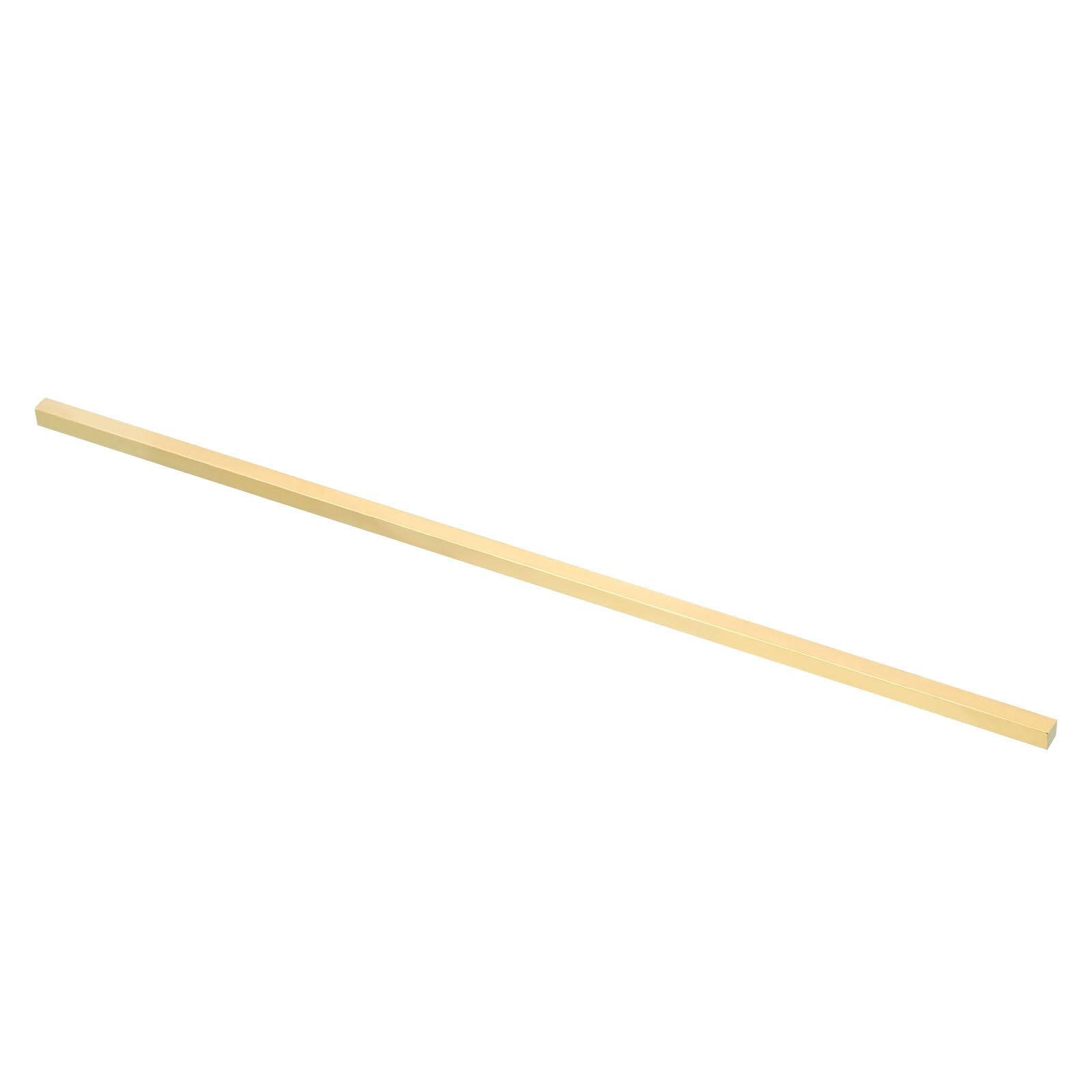 1/4 x 1/4 x 12″ C360 Brass Square Bar, Solid Flat Mill Stock for Crafting Mai…