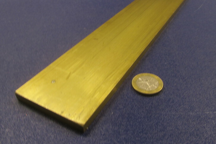 360 Brass Flat Bar 1/4″ Thick x 2 1/4″ Wide x 24.0″ Length