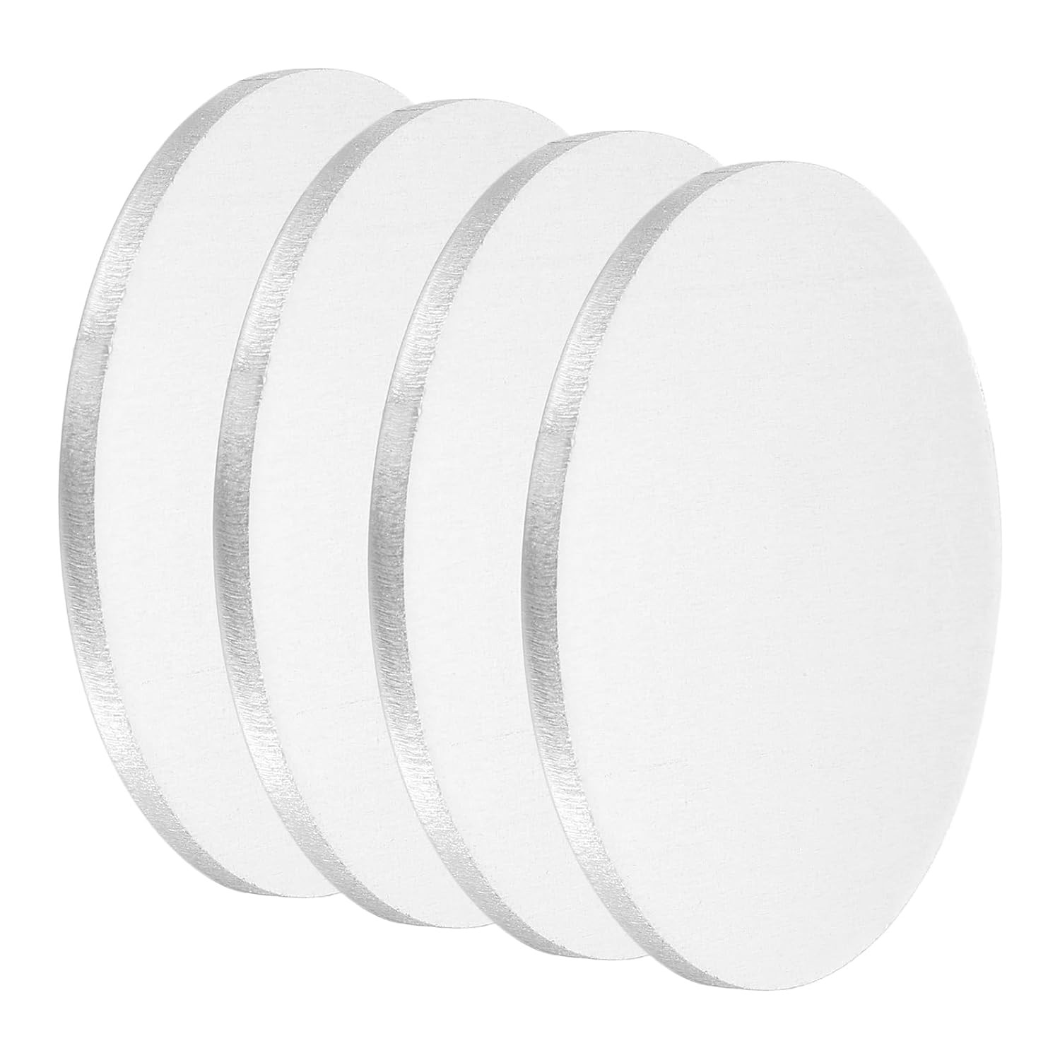 4Pcs Aluminum Disc, 2″(60Mm) Diameter 0.08″(2Mm) Thickness 5052 Aluminum