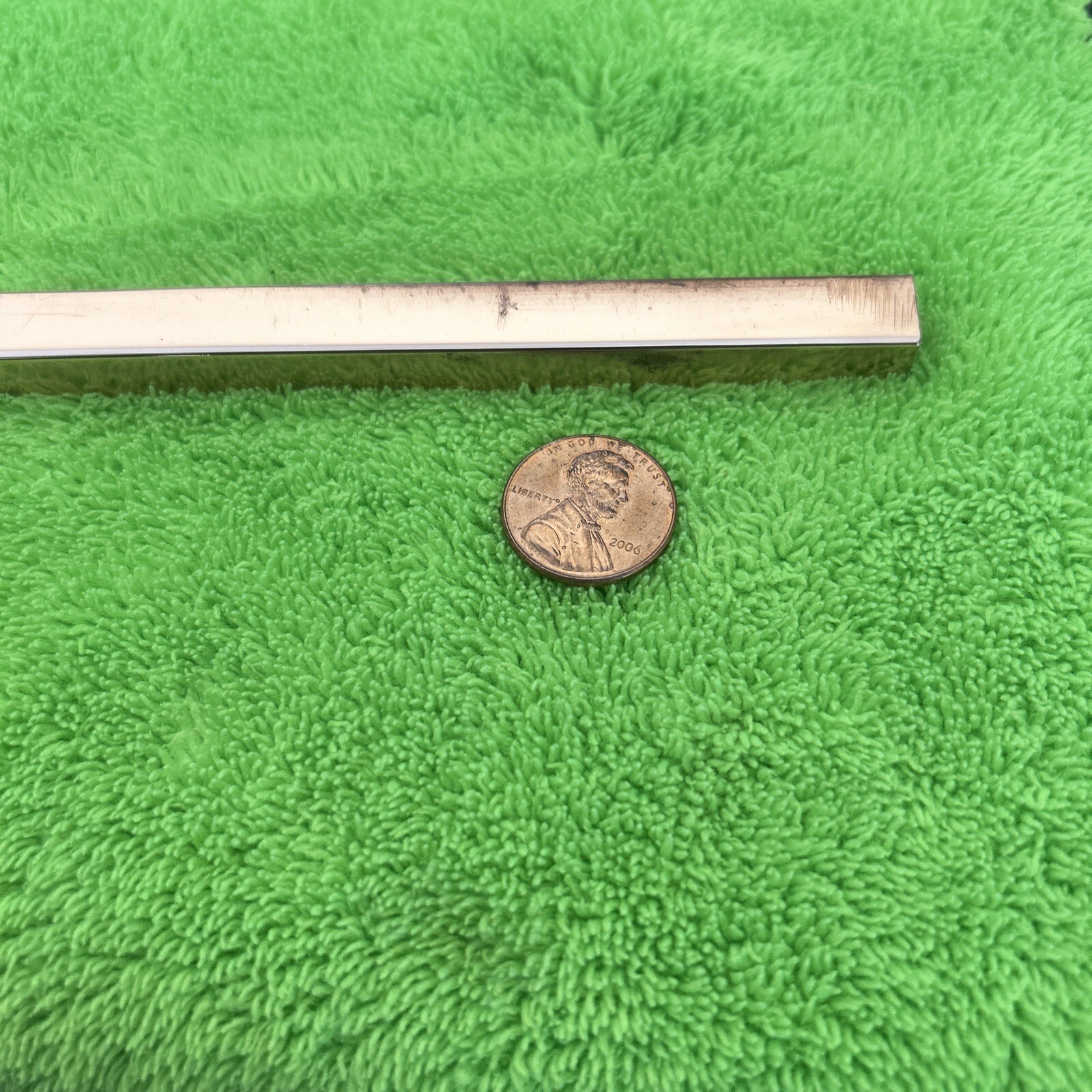 110 Copper Square Bar 1/2 Hard, 3/8″ Thick x 3/8″ Wide x 32 Inch Length