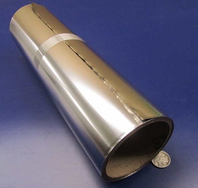 301 Stainless Steel Sheet Shim, .002″ (+/-.0002″) x 12.0″ x 10 Foot Length