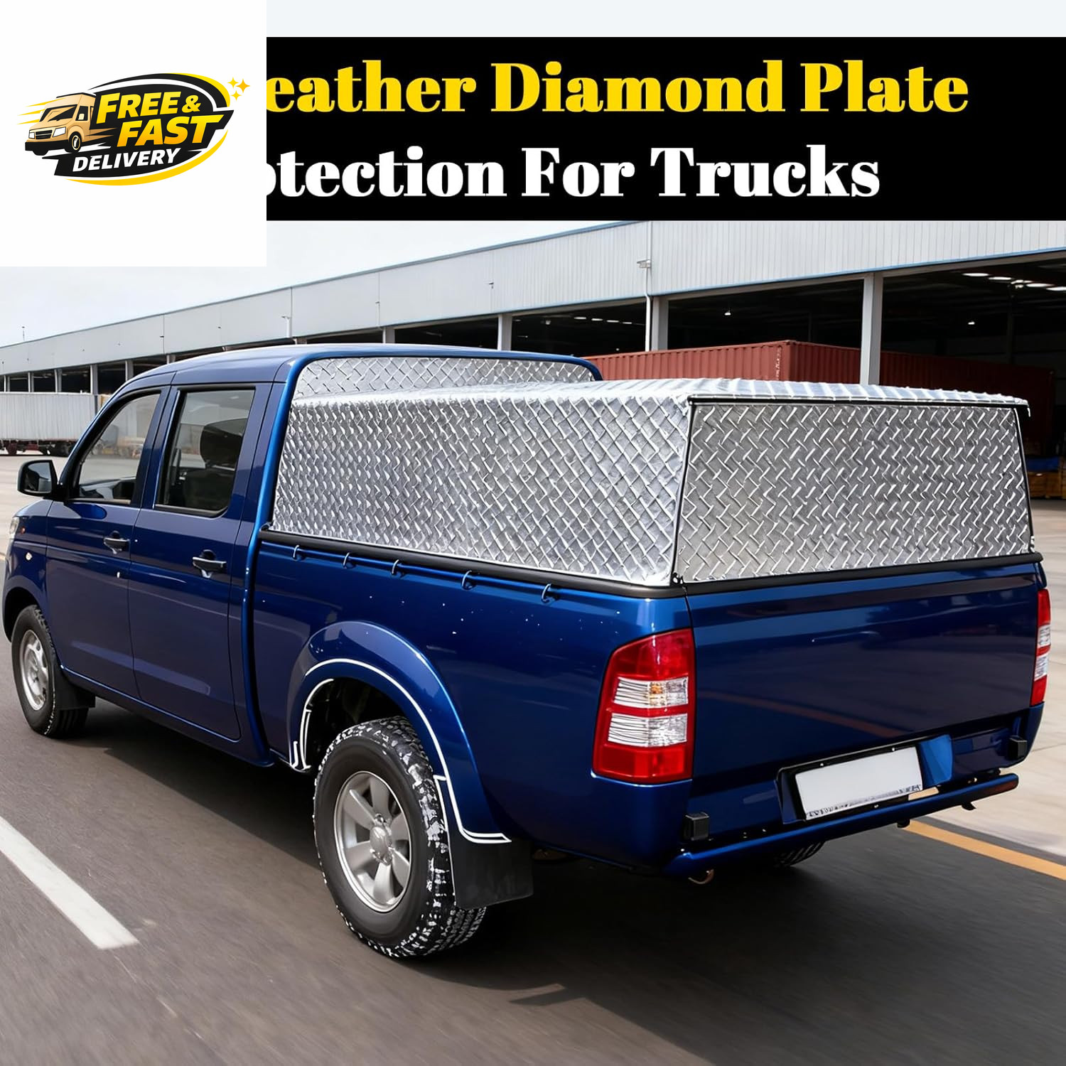 Aluminum Diamond Plate Sheet, 3003 H22, 17GA 0.045″ Thick Heavy Duty Diamond Tre