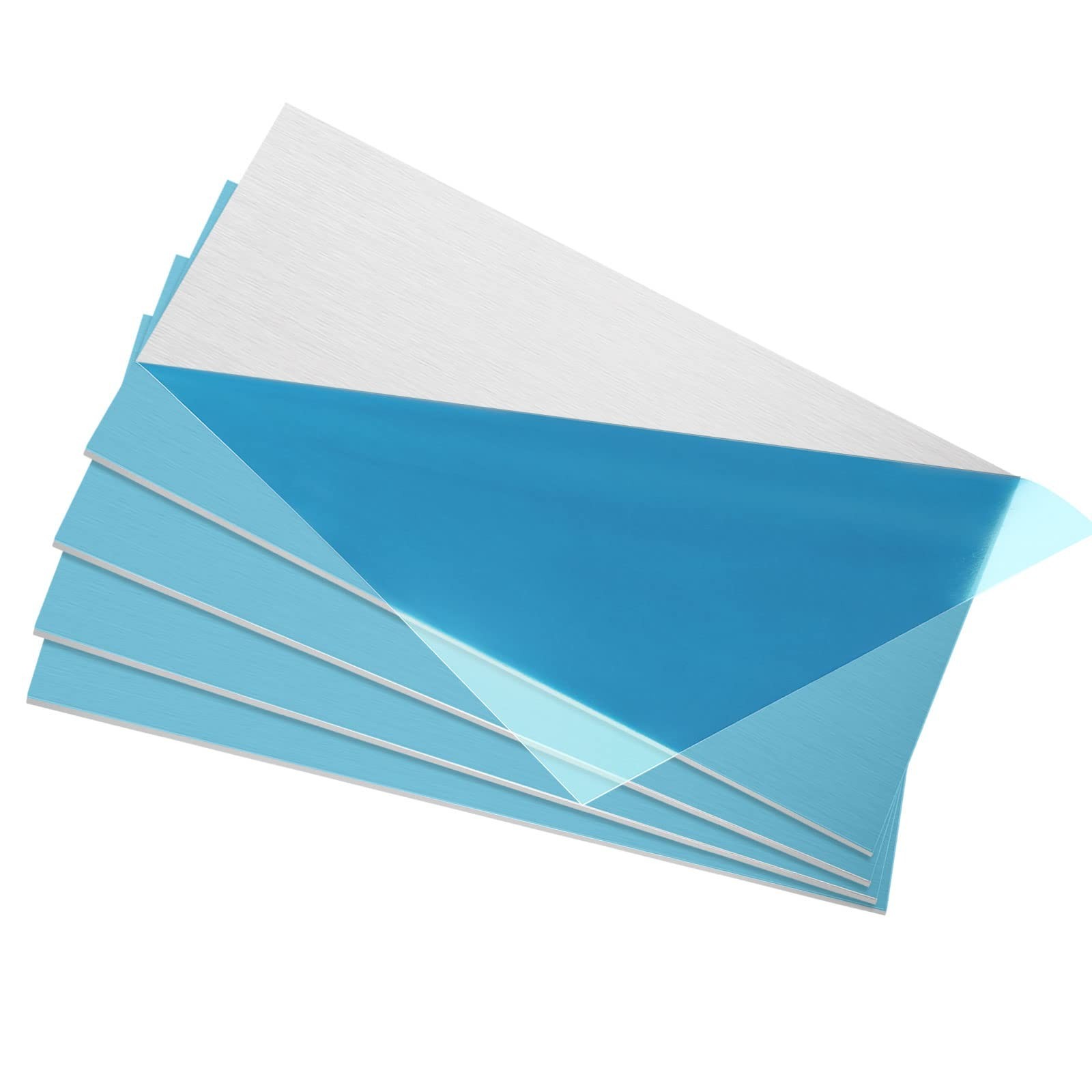 6061 Aluminum Sheet 6×12 Inch, 1/16″ Thick Metal Plate, Polished & Deburred, Cra