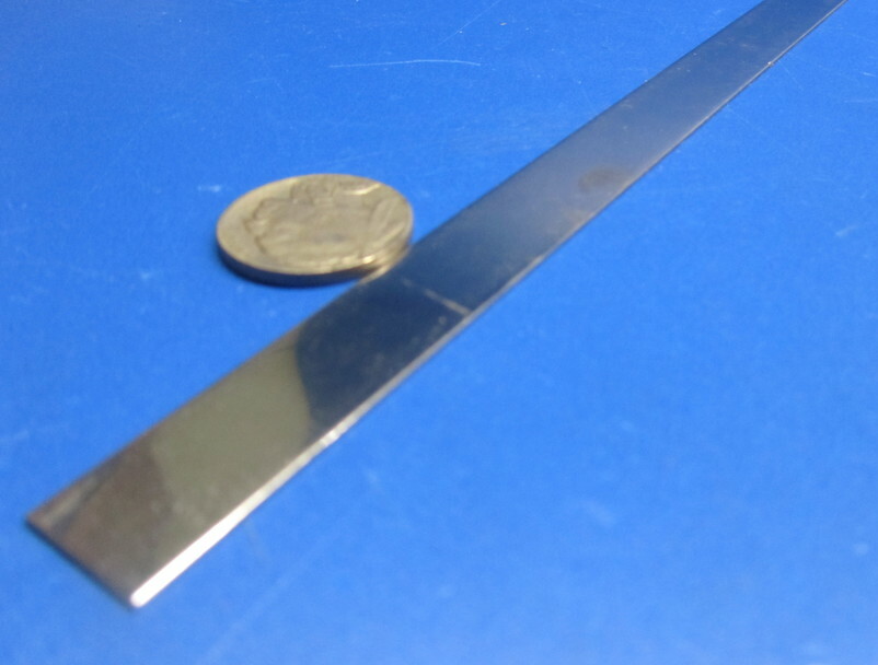 301 Stainless Steel Sheet Shim, .015″(+/-.0010″) x 3/4″ Width x 100 Foot Length