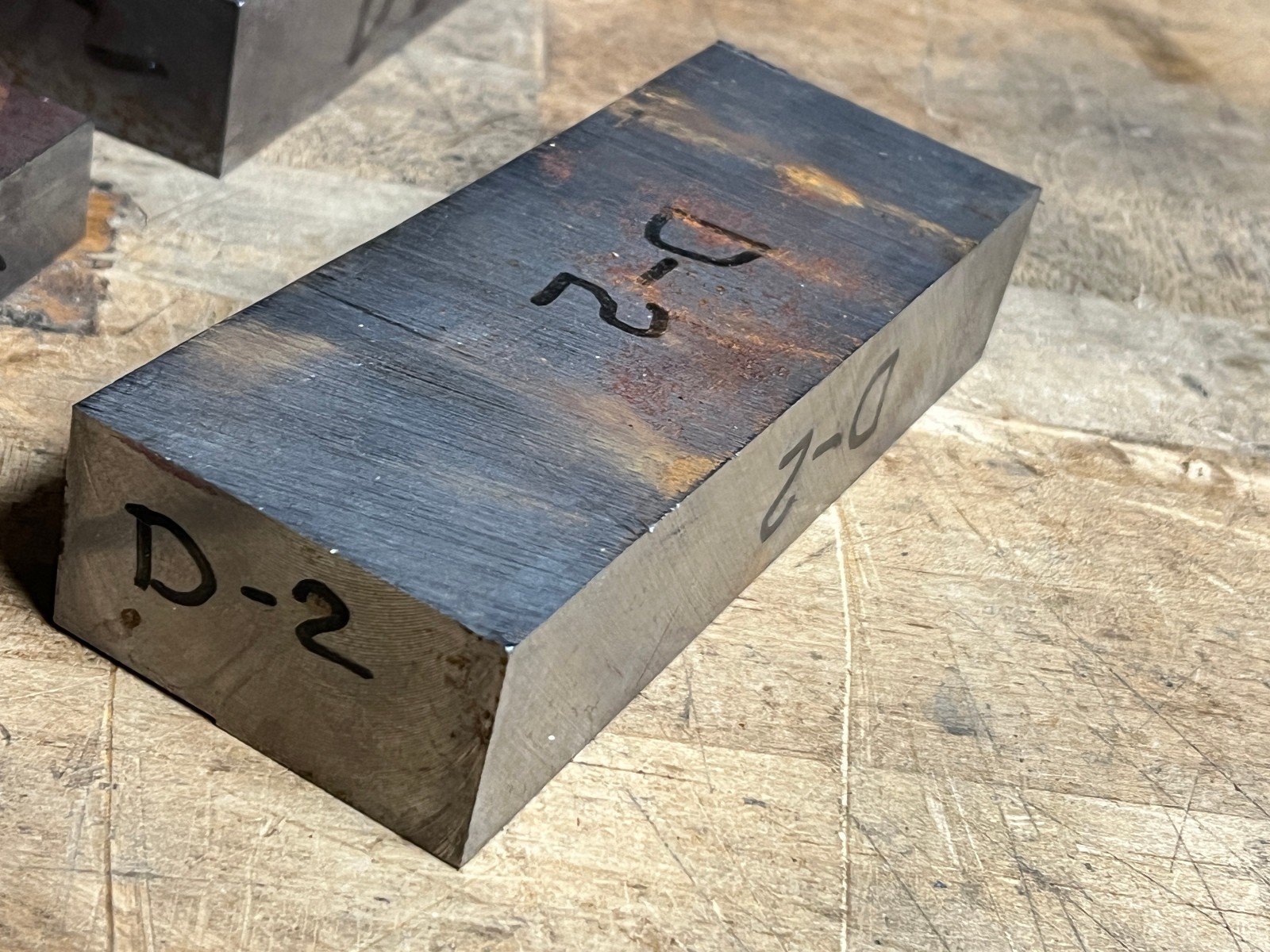 D2 Tool steel flat bar square stock mill lot x3 pcs 7/8, 1 3/8, 1 5/16 – 13+ lbs