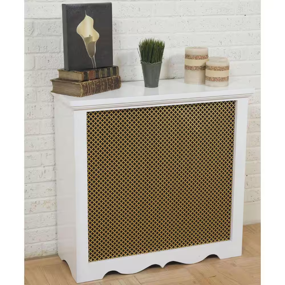36 In. X 36 In. Cloverleaf Aluminum Sheet in Brass