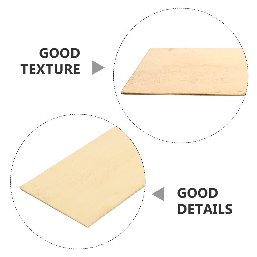 Reusable Brass Sheet Pack for Crafts Electrical Use and Home Improvement