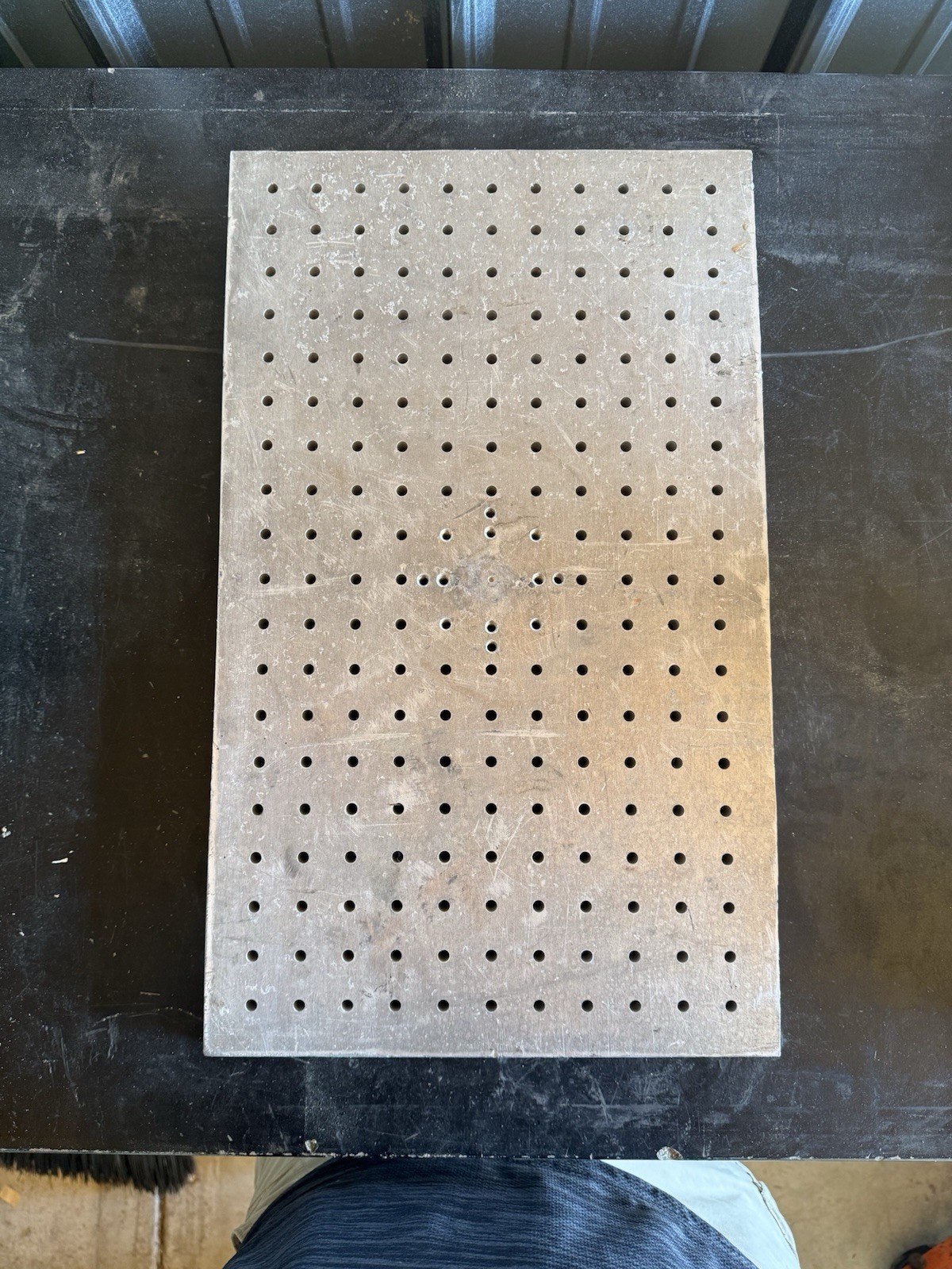 12 x 20 x 3/4 Aluminum Tooling Fixture Plate Tapped Hole Grid 15.9 lb