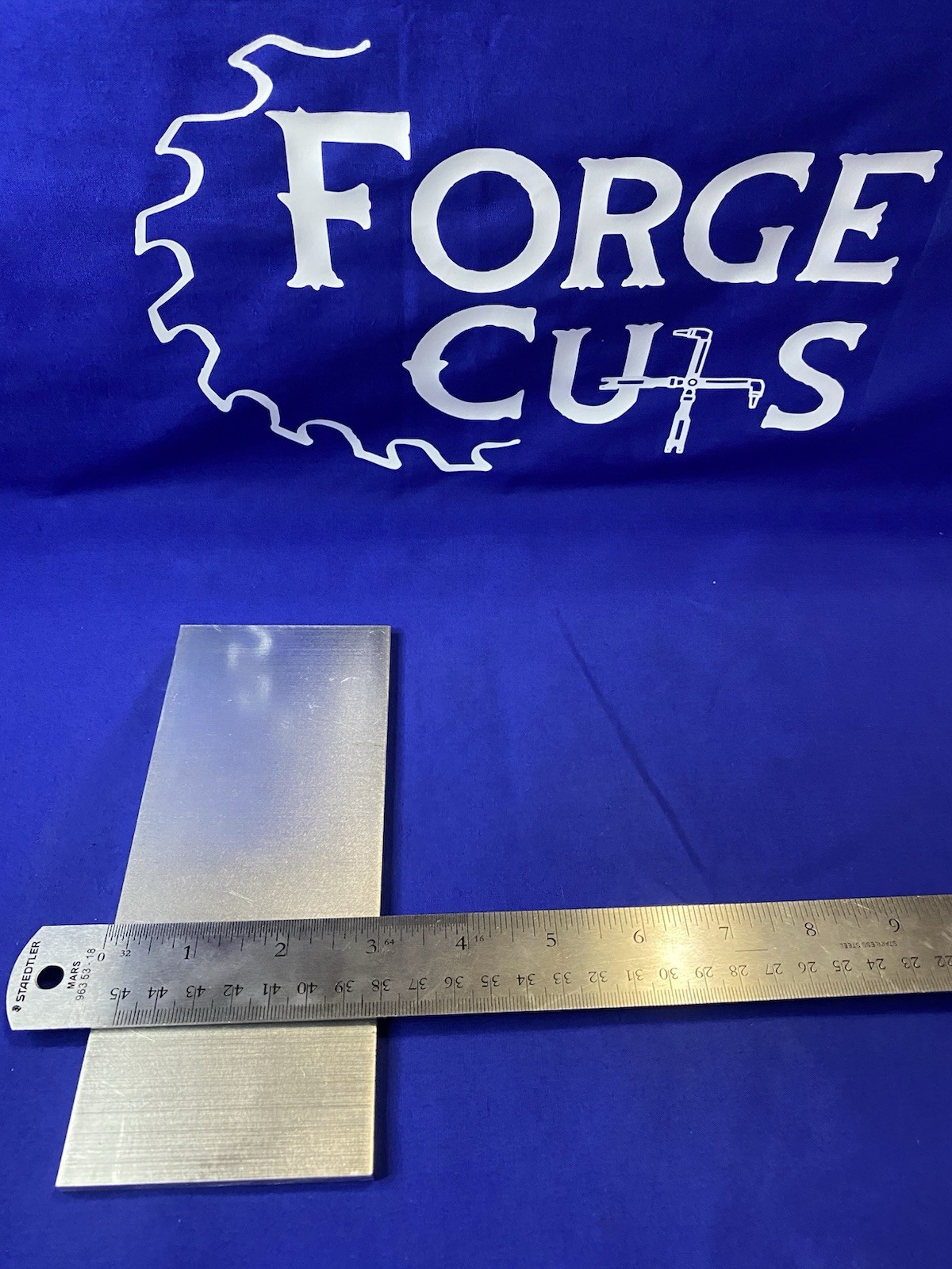 .25 X 3”X 7” Long 6061 T6511 (3) Piece aluminum plate flat bar stock block 1/4”