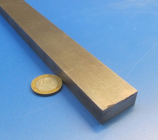 4140 Alloy Steel Bar, 1/2″ Thick x 1.25″ Wide x 12″ Length