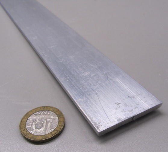 6061 T651 Aluminum Bar, 1/8″ (.125″) Thick x 1 1/2″ Wide x 36″ Length, 2 units