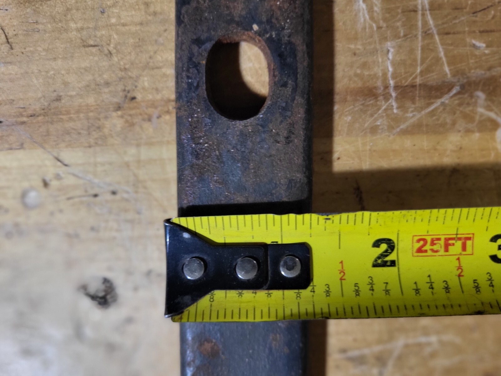 1/4″ x 1 1/4″ Steel Flat Bar x 7 3/8″ Hot Rolled Steel Spacer – New Old Stock