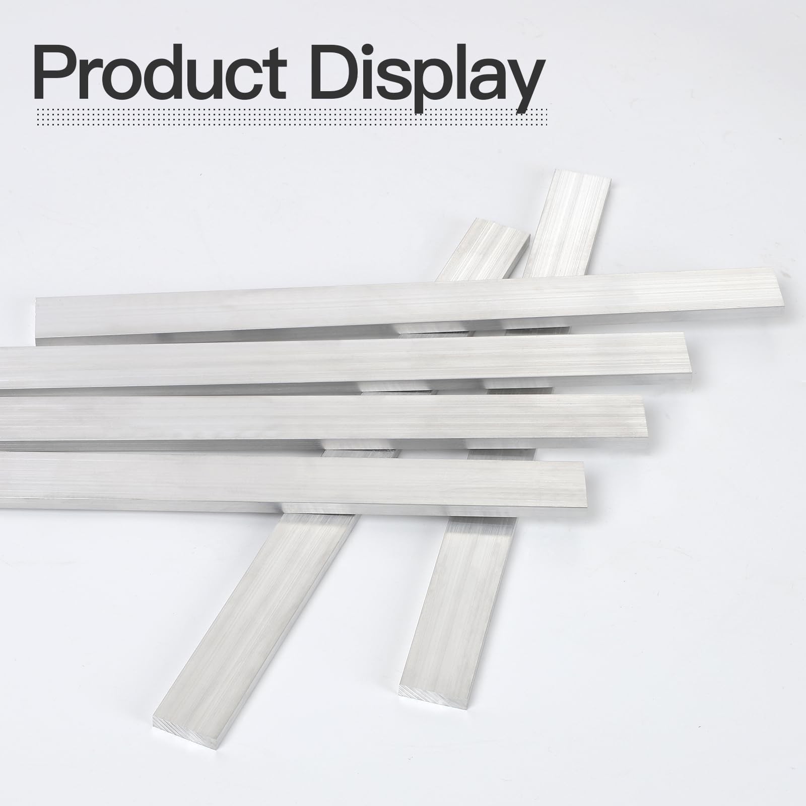 6 Pcs Aluminum Flat Bar 1/4″ 6mm X 1″25mm Square Aluminum Flat BAR 12″ Long T…