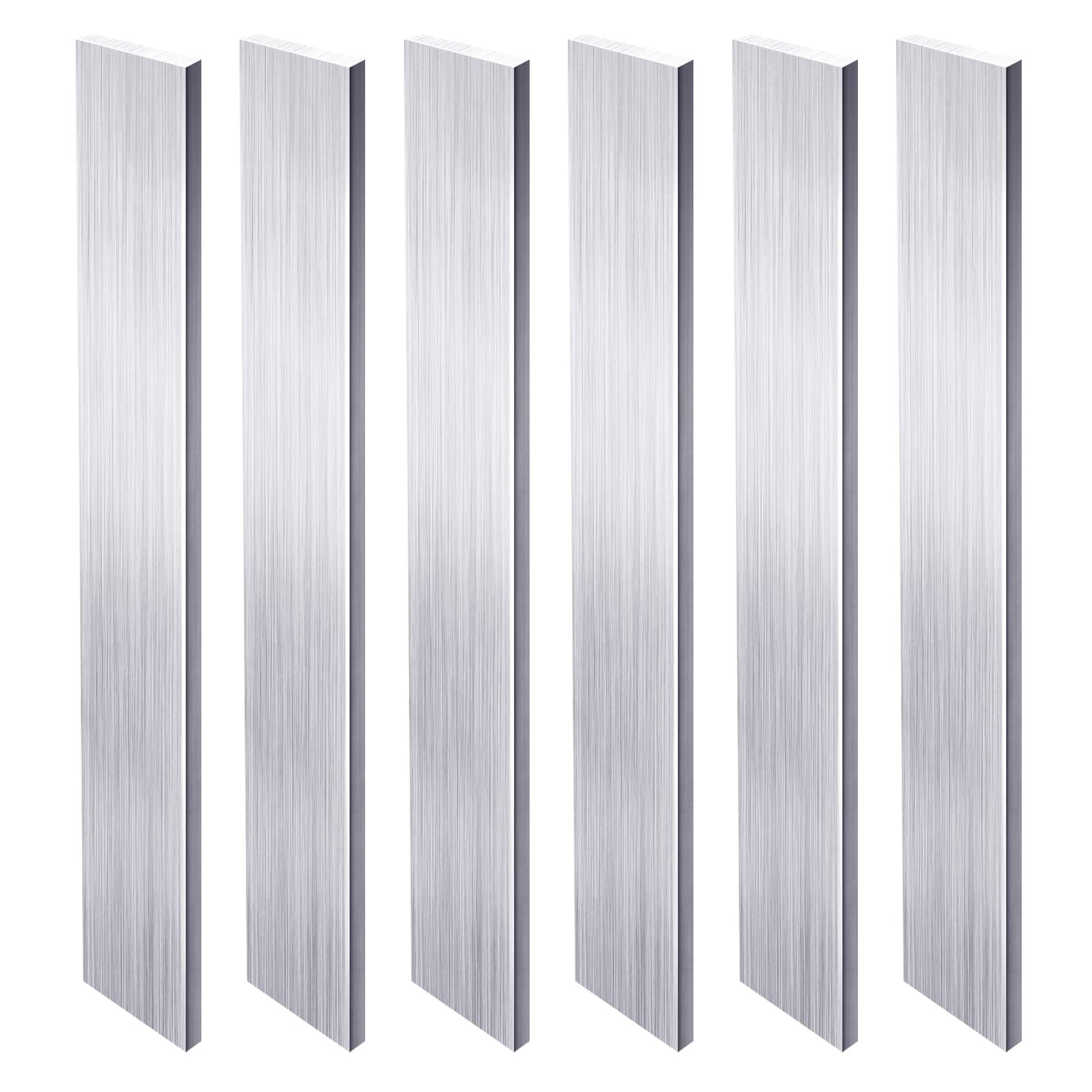 6 Pcs Aluminum Flat Bar 1/4″ 6mm X 1″25mm Square Aluminum Flat BAR 12″ Long T…