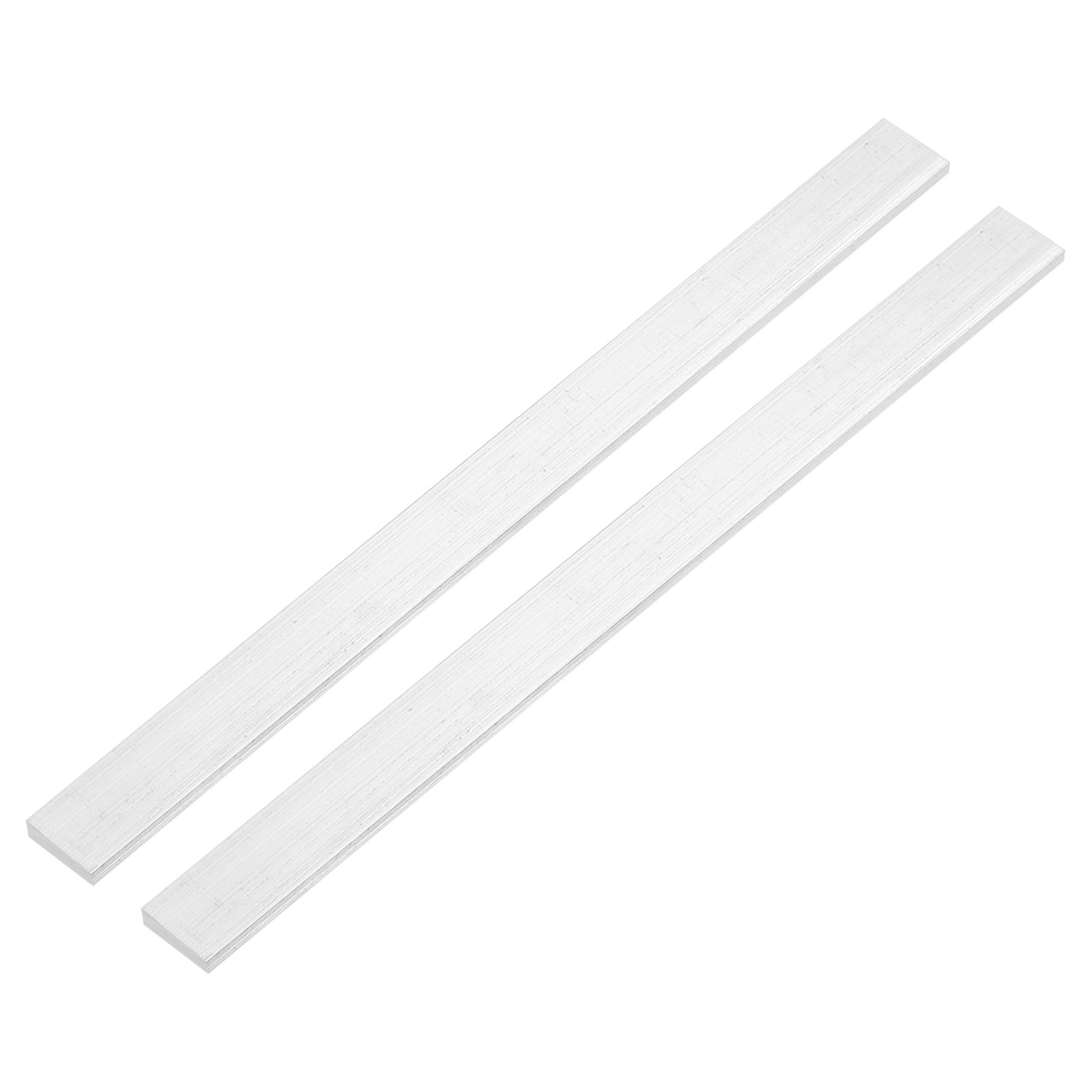 2Pcs Square 6063 Aluminum Flat Bar 1/8″ Thickness 1″ Width 12″ Length