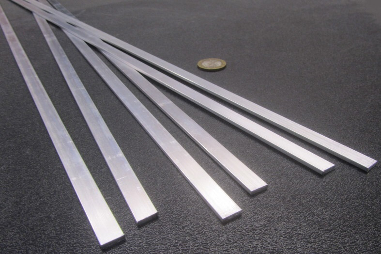 6061 T651 Aluminum Bar, 3/32″ (.093″) Thick x 3/8″ Wide x 24″ Length, 6 pcs