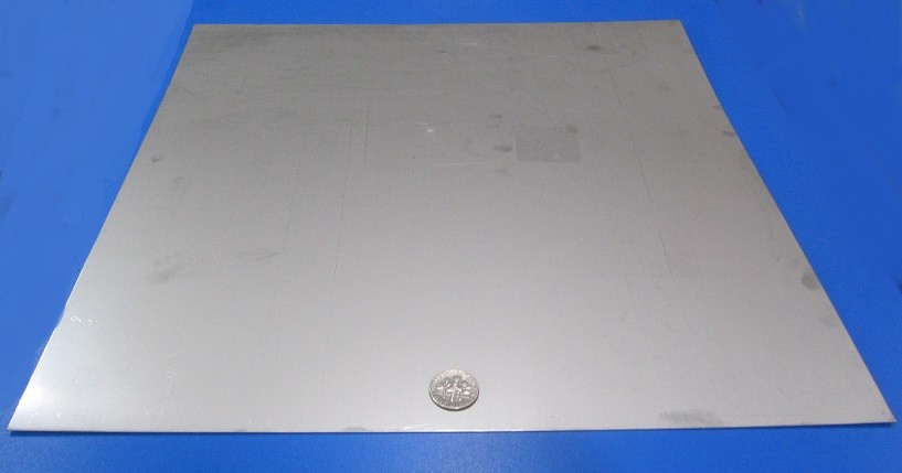 321 Weldable Stainless Steel Sheet, .032″ Thick x 12″ Wide x 12″ Length