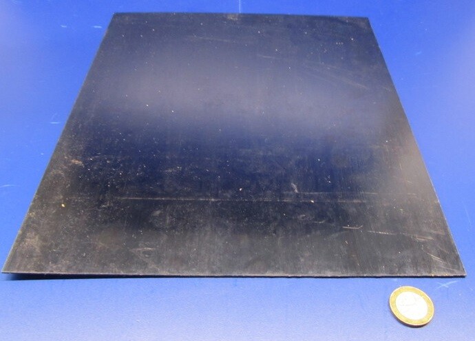 Blue Tempered Spring Steel Shim 0.030″ Thick x 10.0″ Width x 12″ Length