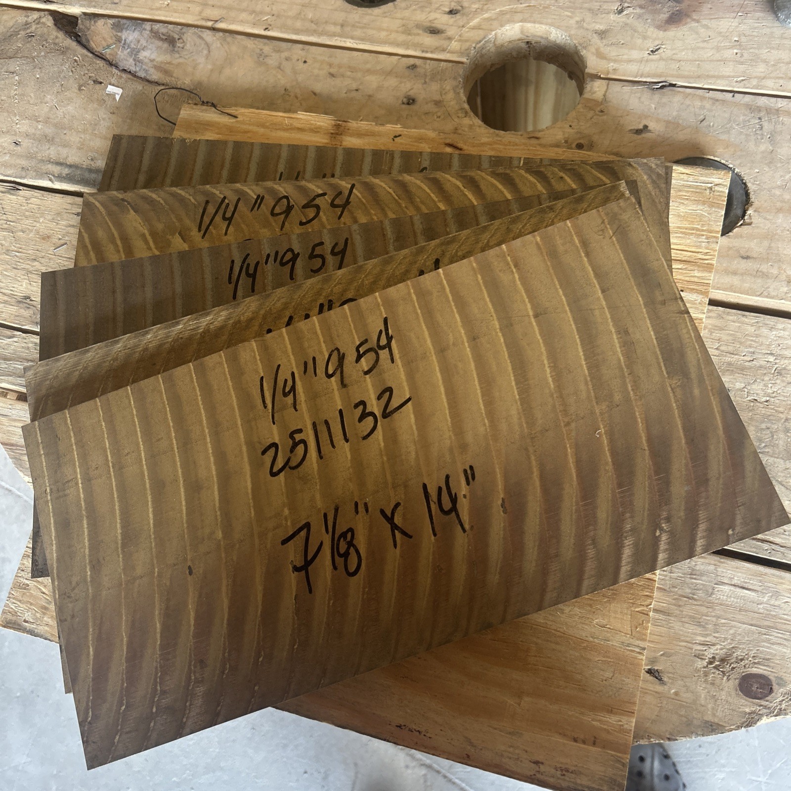 1/4” Thick 954 Aluminum Bronze Plate 14”x 7-1/8” 9 lb 10 oz