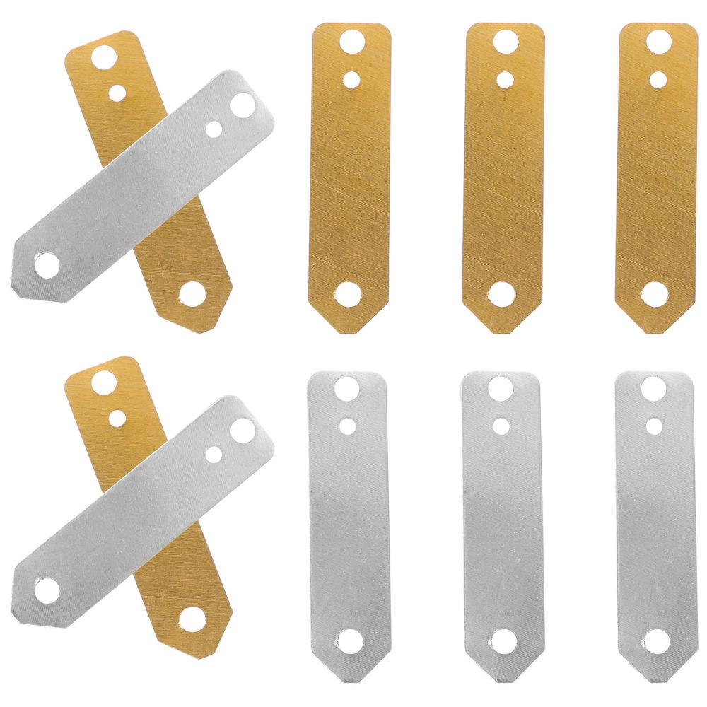 10PCS Copper Zinc Anode Sheet Electrode Strip Fruit Battery Experiment Copper