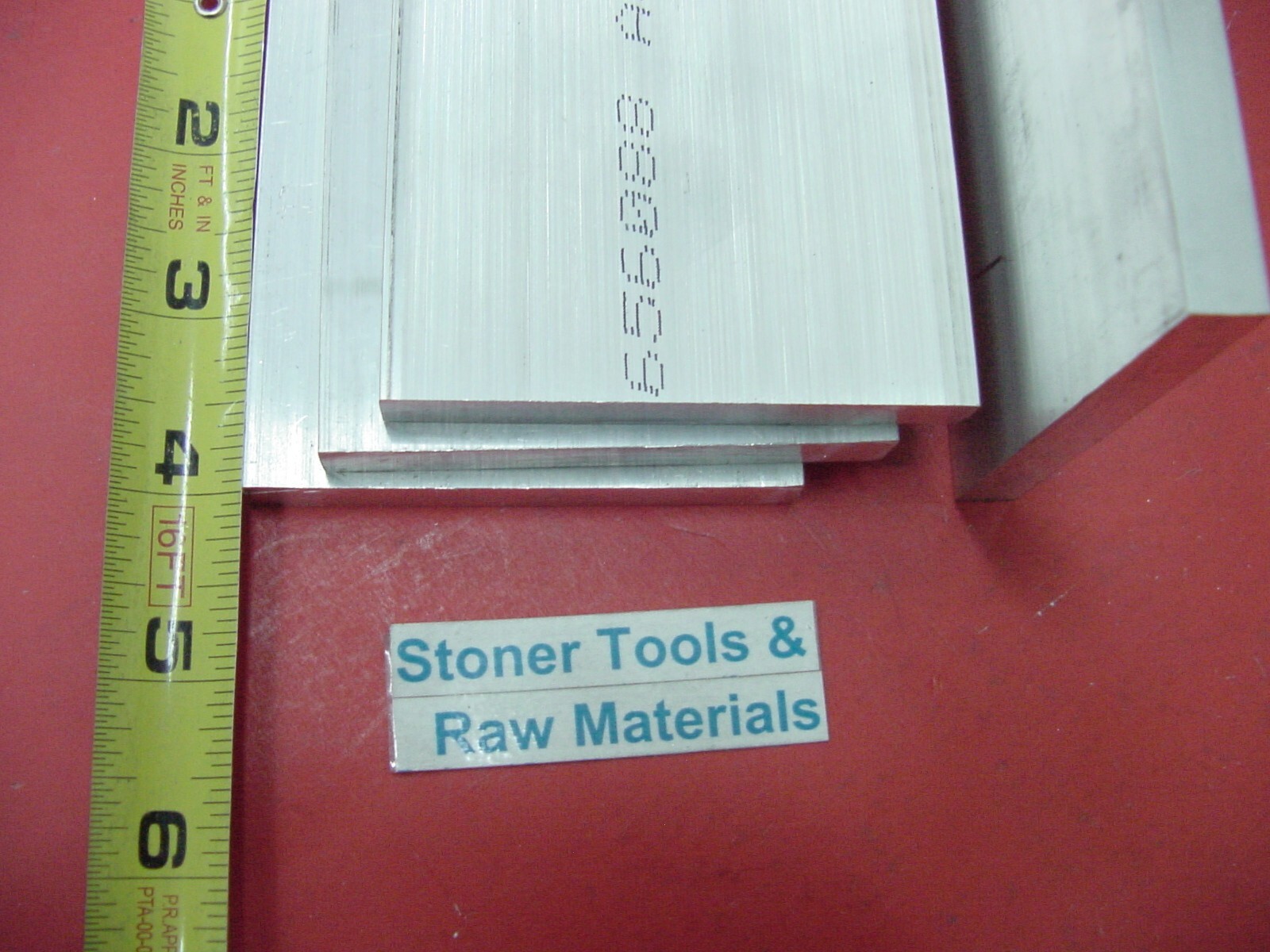 4 Pieces 1/8″ X 3″ ALUMINUM 6061 FLAT BAR 4″ long T6511 Extruded Stock Cut New