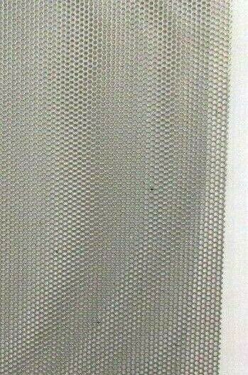 1/16 HOLES ON 3/32 CENTERS- 20 GA.STAINLESS PERFORATED SHEET- 11-1/2″ x 12″