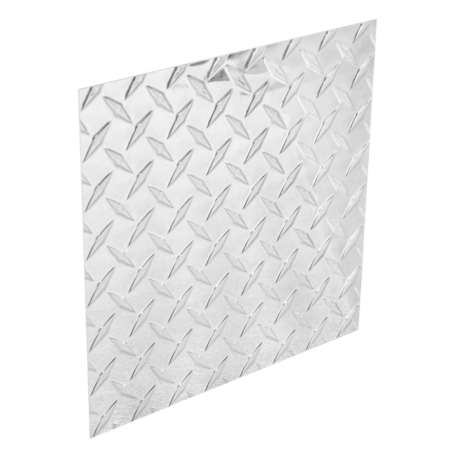 10.63″x10.63″ Industrial Aluminum Tread Plate, 5 Bar Diamond Pattern Sheet