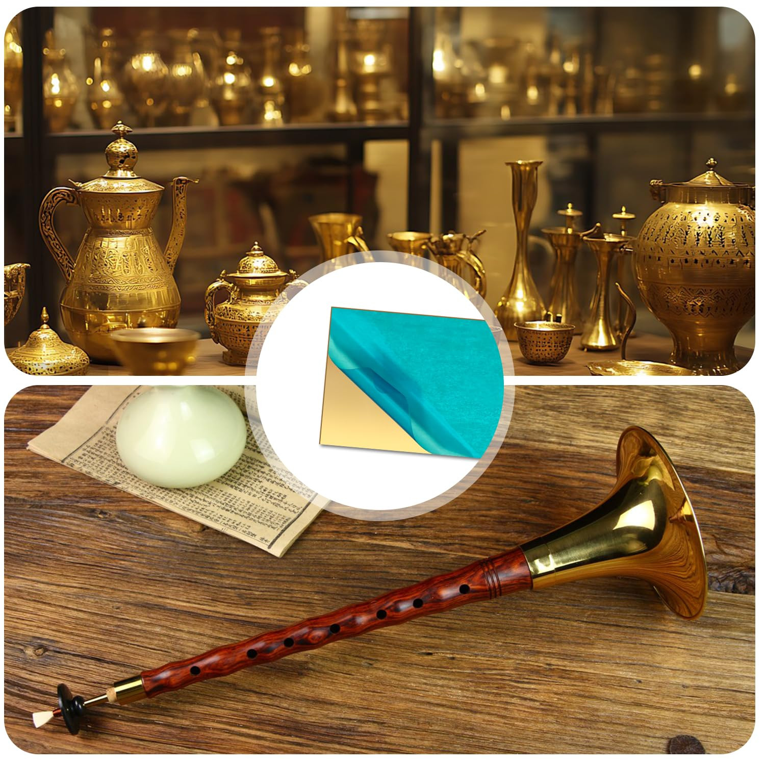 2 Pcs Brass Sheet,4 x 6,24 Gauge0.5mm Thickness, 99.9 Pure Brass Plate,for En…