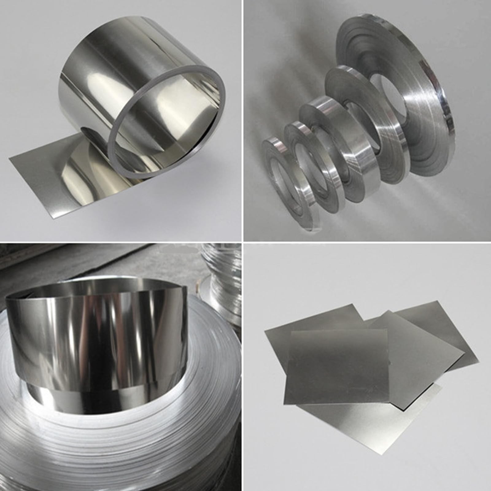 Pure Nickel Sheet Pure Nickel Strip 1000x100x0.1mm (39.37″x3.94″x0.0039″) 99….