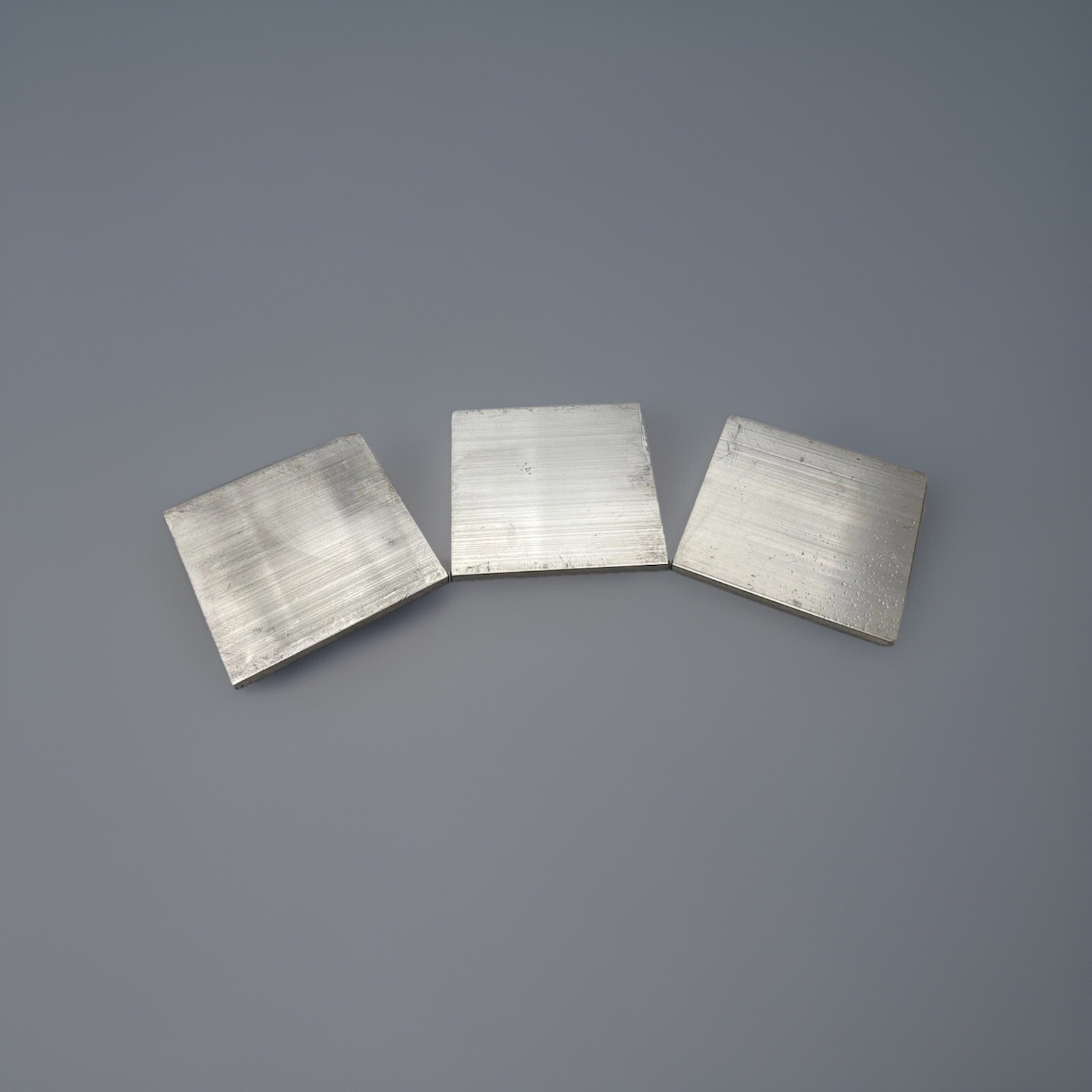 .125 2”x 2” Aluminum Blank, Metal plate 1/8” Thick (5) Pack Welding Blanks