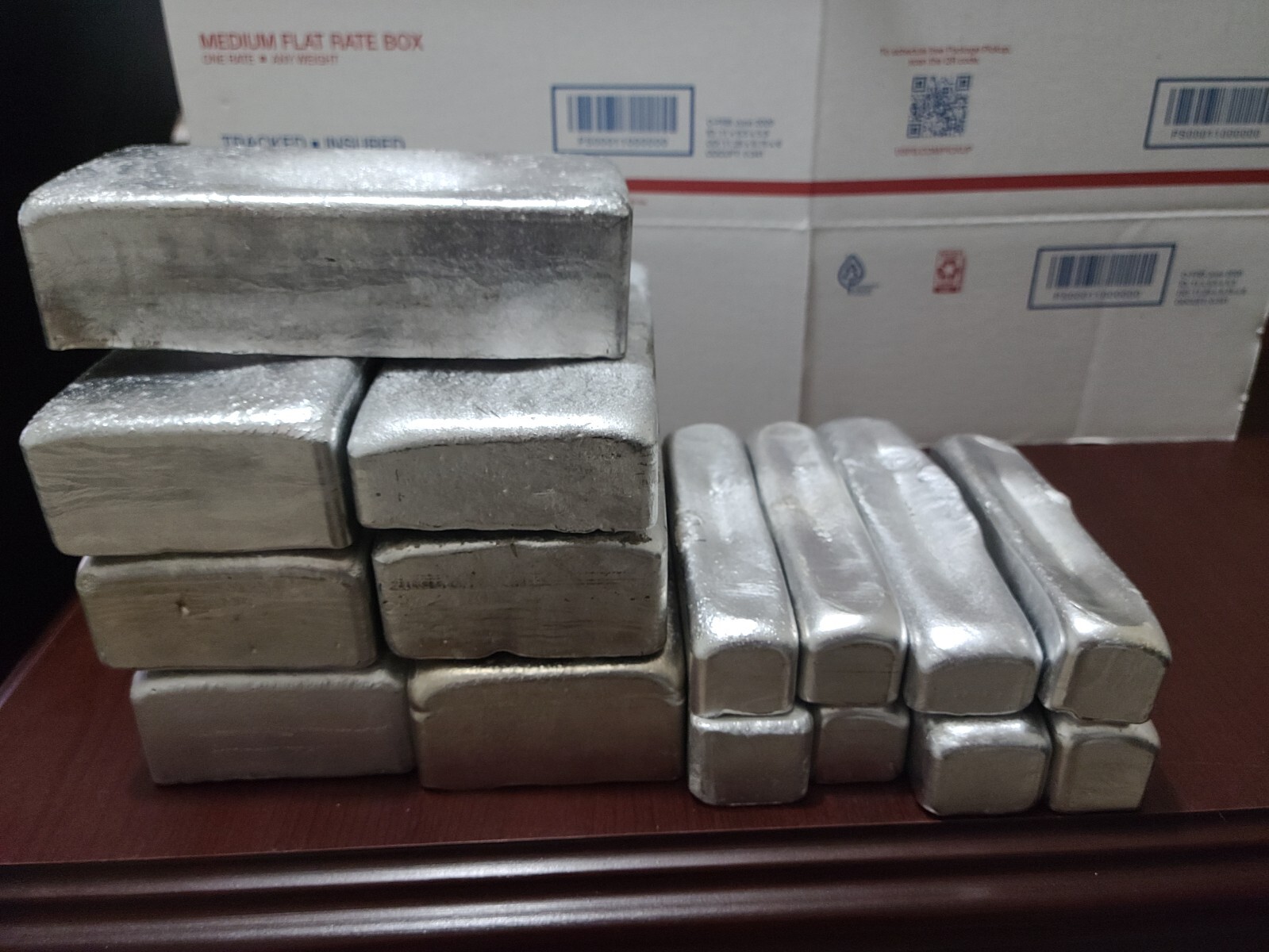 25lbs Hand Poured Aluminum Ingots For Casting 25lbs
