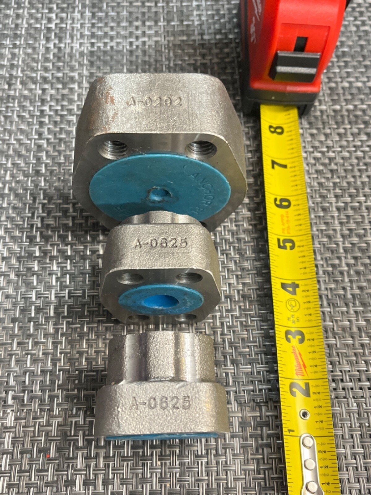 3 QTY! BULK LOT- PARKER HANNIFAN GAGE PORT SPACE FLANGE A-0625 / A-0292 — NEW
