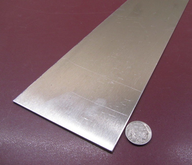 5052 Aluminum Bar, (1/4 Hard H32) .090″ Thick x 4.0″ Width x 24″ Length