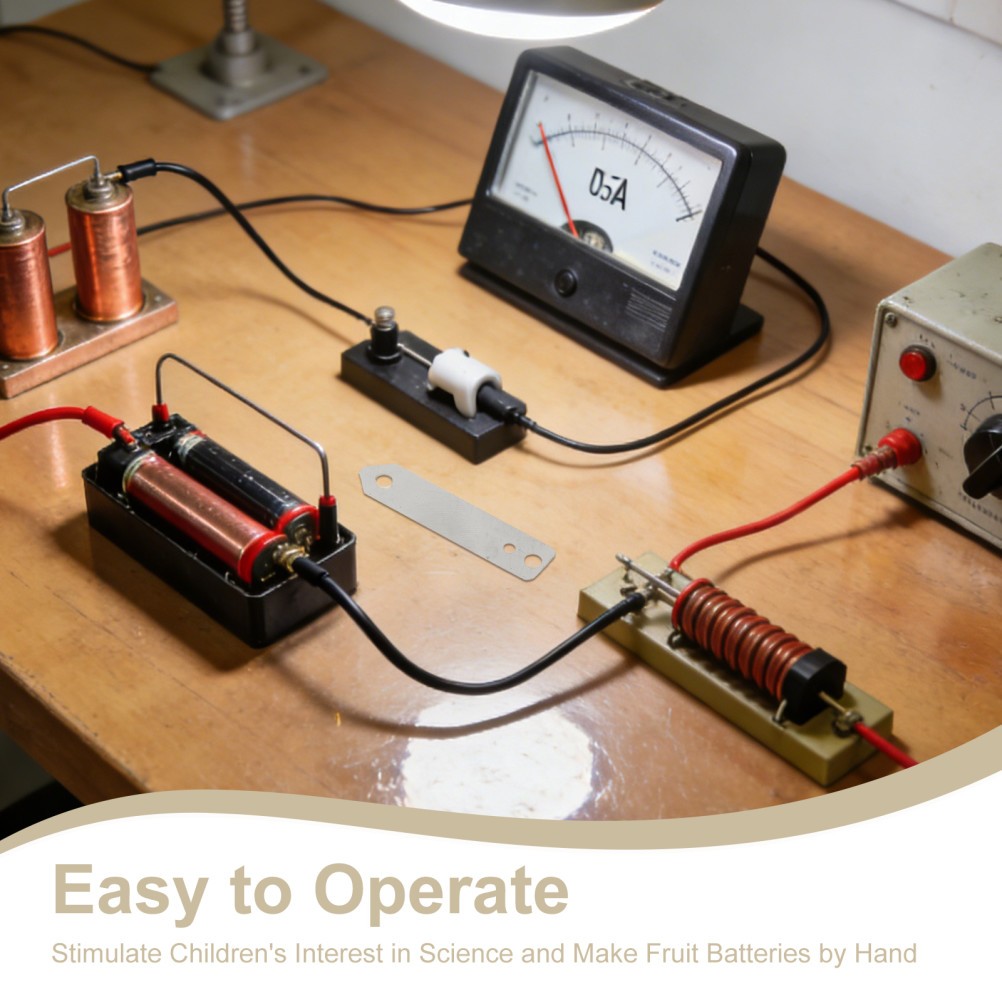 20 Pcs Fruit Battery Experiment Tools Replaceable Electroplating Plates