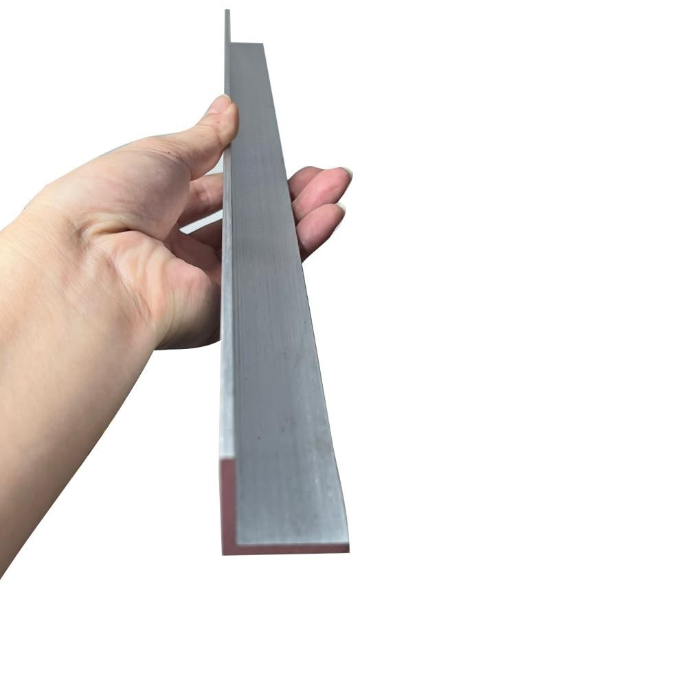 Heavy-Duty 6061 Aluminum Angle, 1x1x1/8 inch, 16″ Long, 2PCS – Rust Resistant