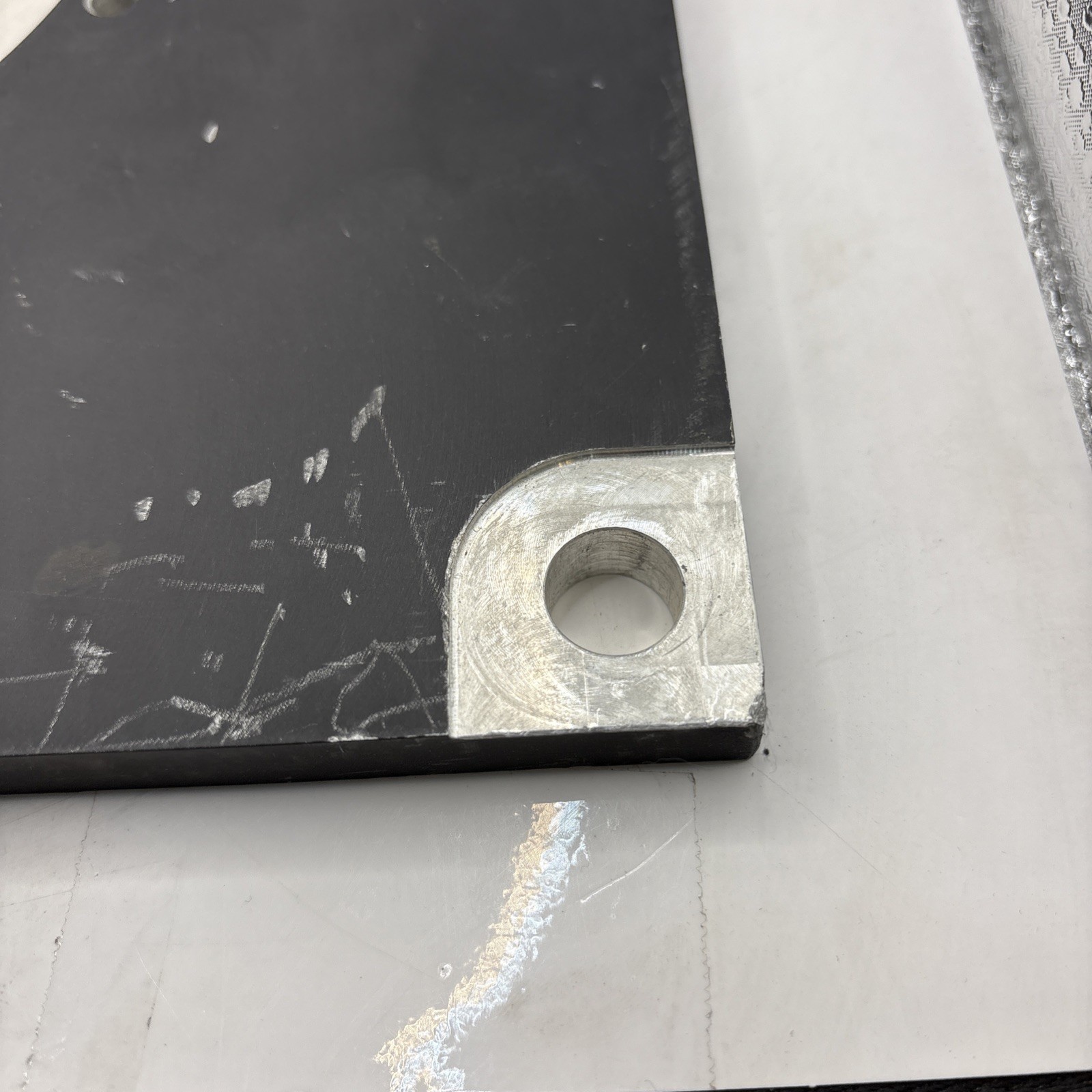Industrial Stainless Steel Plate 12x12x1/2 Inches For Parts Or Other Uses As Is