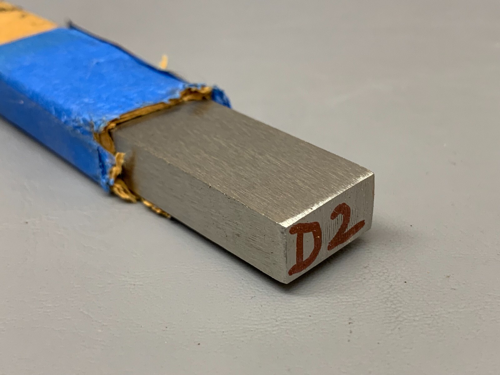 3/8″ x 3/4″ x 18″ Tool Steel Rectangle Bar D2 Ground
