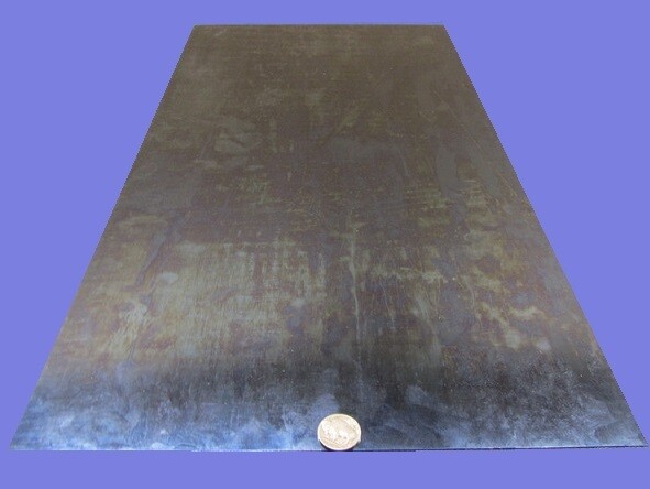 1095 Full Hard Spring Steel Shim 0.025″ Thick x 12.375″ Width x 24″ Length