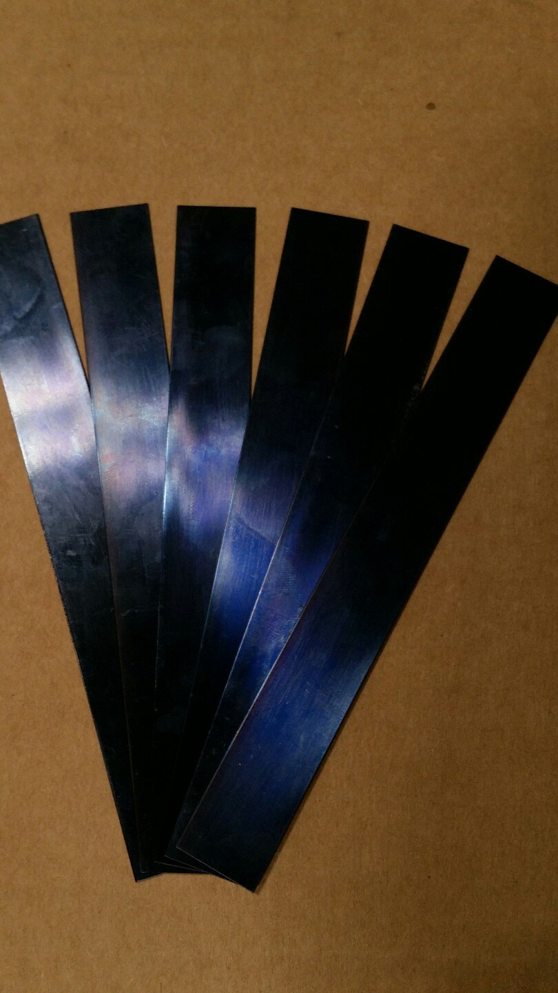 Blue Tempered Spring Steel Shim .020″ x 0.750″ w x 6″ ONE PIECE 020 0.020