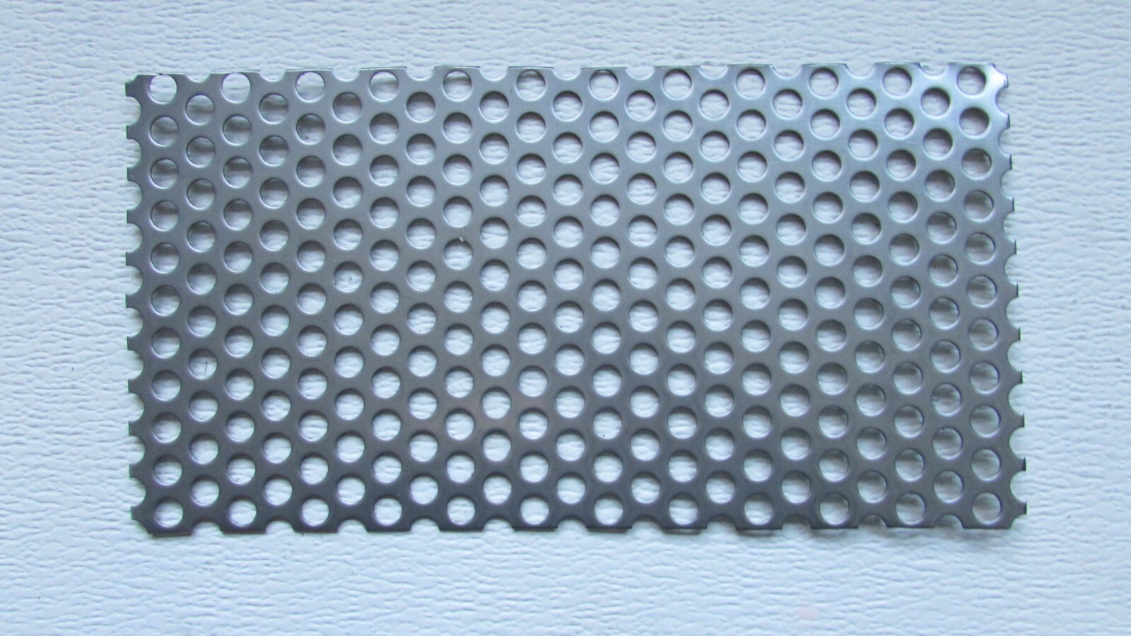 3/8″ HOLE 16 GAUGE 304 STAINLESS STEEL PERFORATED SHEET– 12 ” x 15-1/2″