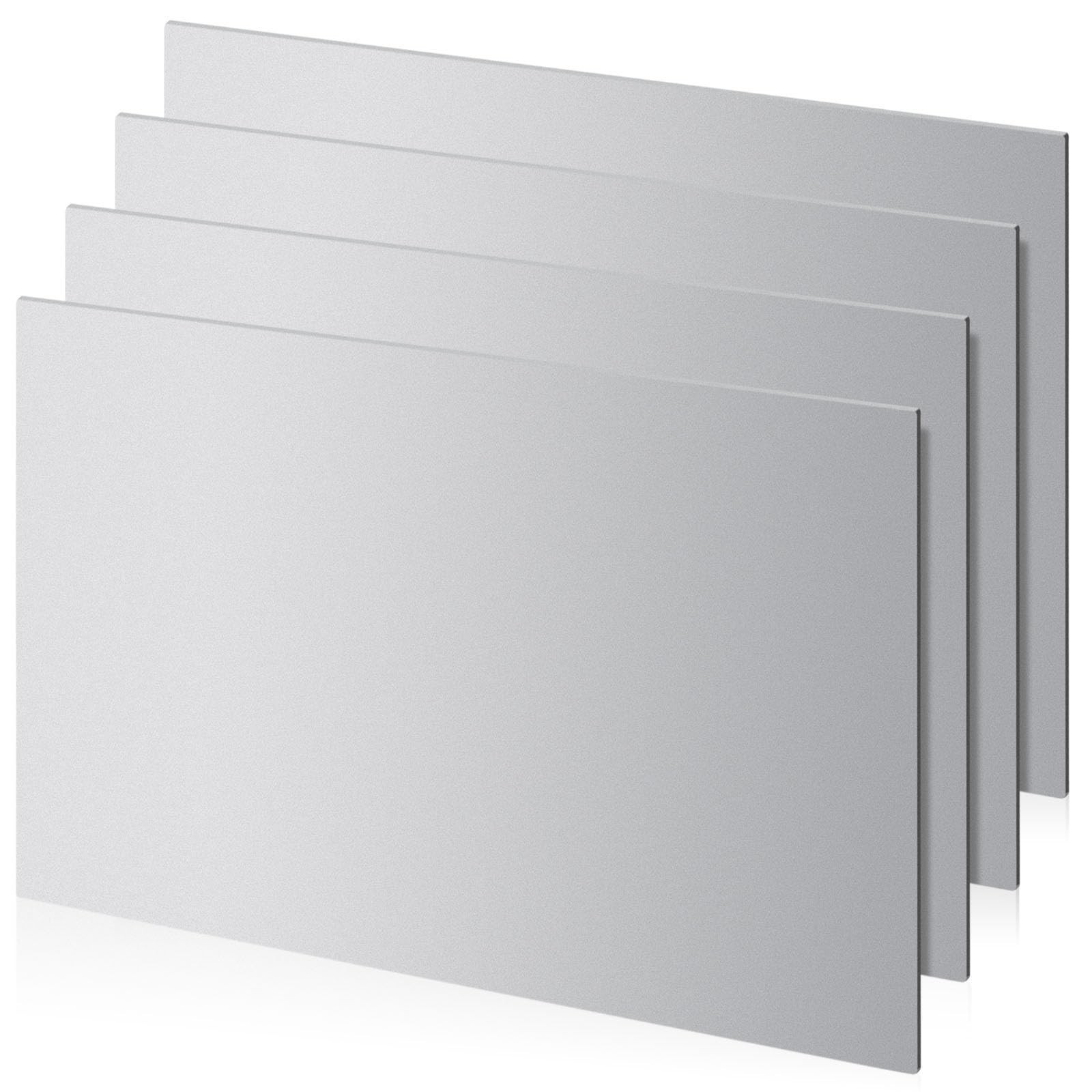 4 Pcs 16″x12″ 18 Gauge Steel Sheet Metal – Weldable Plates for DIY & Industrial