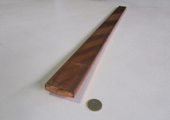 182 Copper Bar 1/2″ Thick x 2.0″ Wide x 3 Foot Length