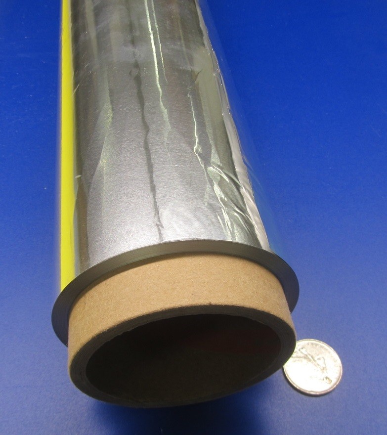 1100 Aluminum Foil (O) .001″ Thick x 12″ Wide x 500 Feet Long Roll