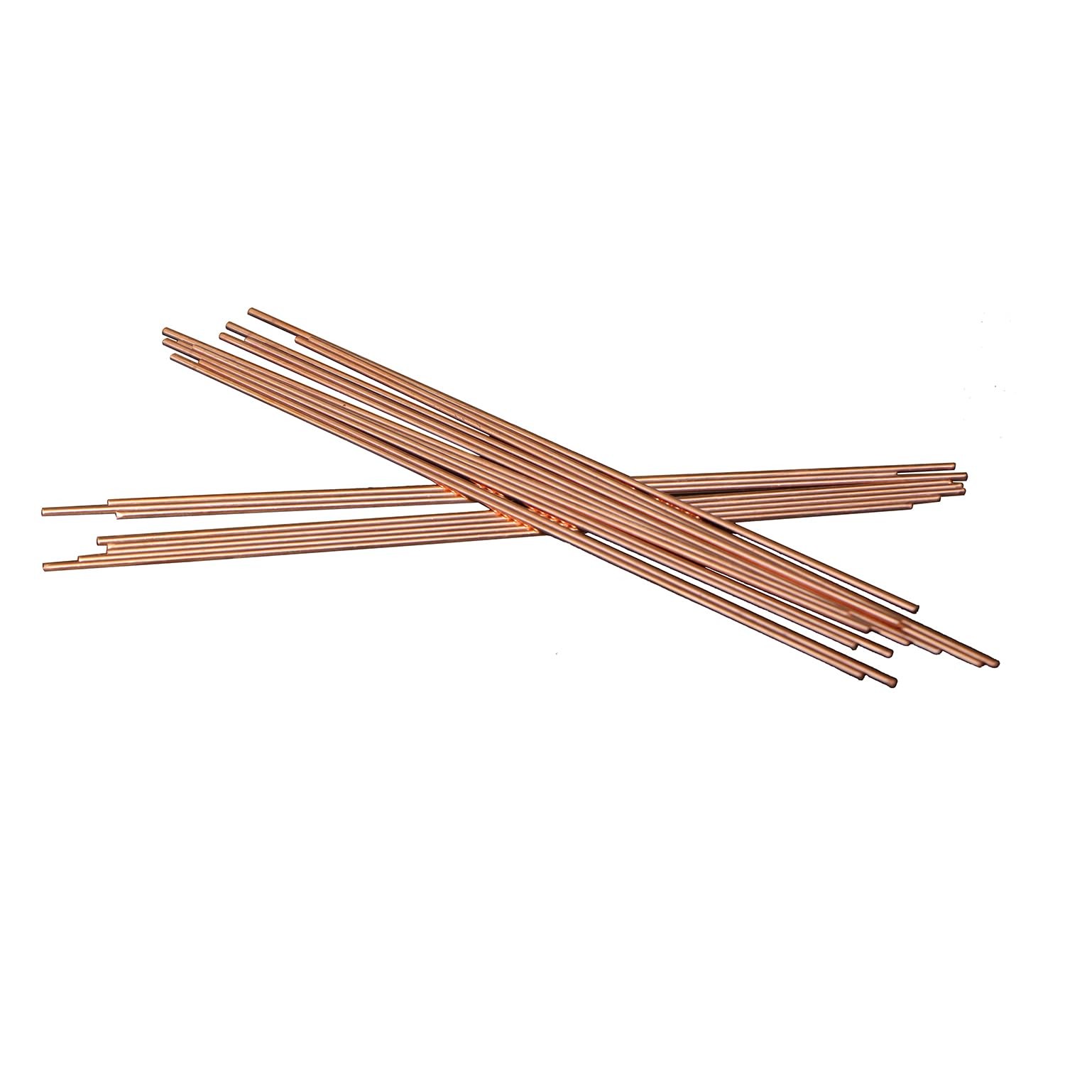 Copper Round Rods Lathe Bar Stock 3.25mm 1/8×12 Inch Solid Metal Craft 20 PCS
