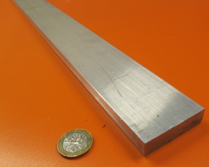 2024 T351 Aluminum Bar, 1/2″ (.500″) Thick x 2.0″ Wide x 36″ Length